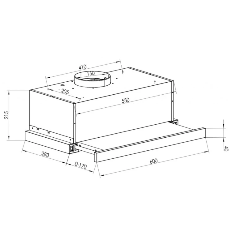 Абсорбатор Arielli ATH-400BL