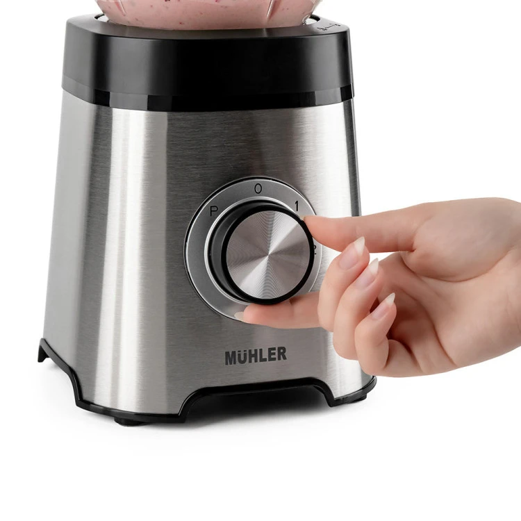 Блендер Muhler MB-555SG, 500W, 1.5 л, стъклена кана