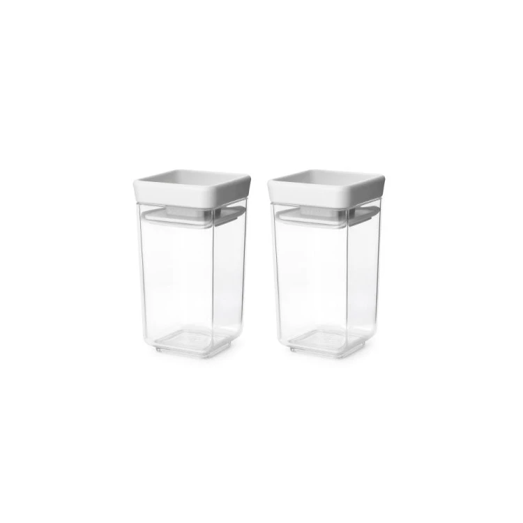 Бурканчета за съхранение на подправки комплект Brabantia Tasty+ Stackable 2x0.15L Light Grey