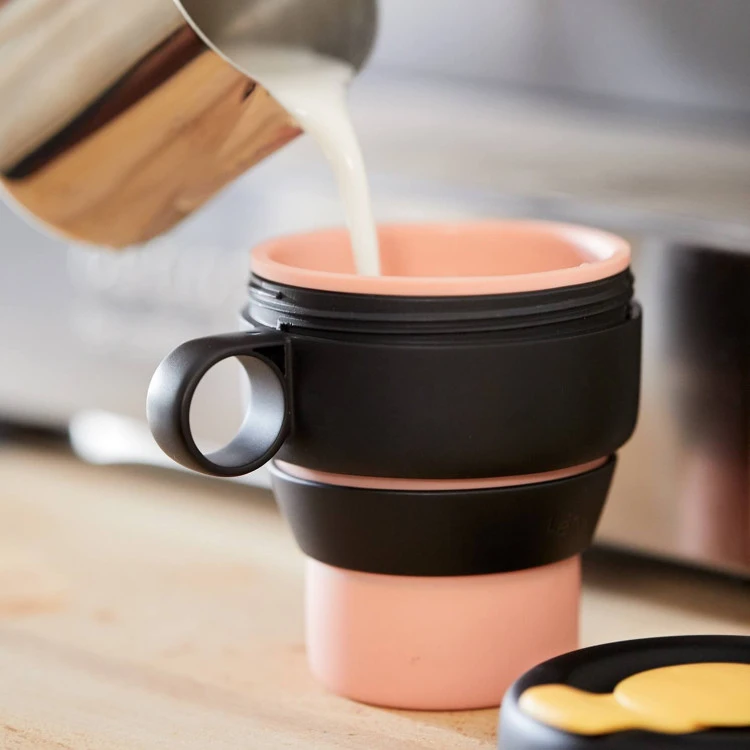 Чаша сгъваема Lekue On The Go Coral 350ml