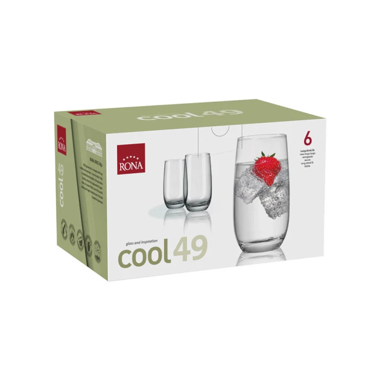 Чаша за вода Rona Cool 4218 350ml, 6 броя