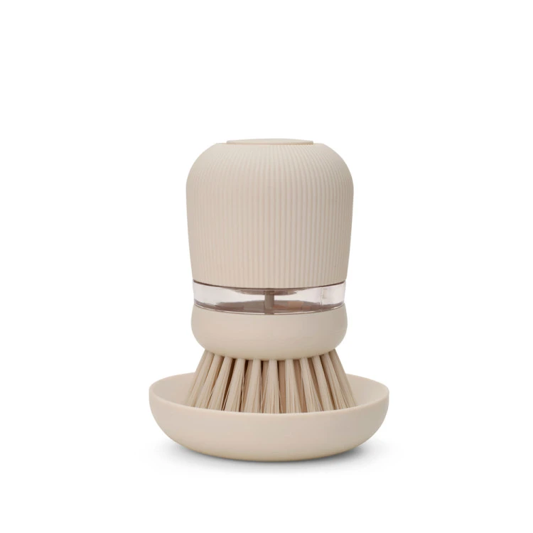 Четка с дозатор за препарат за съдове Brabantia SinkSide Soft Beige