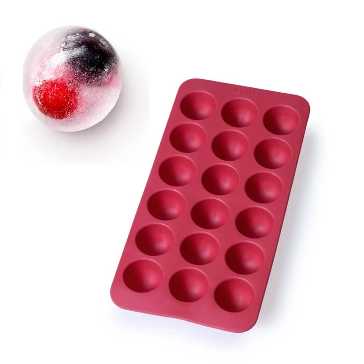 Форма за лед с капак Lekue, 18 топчета