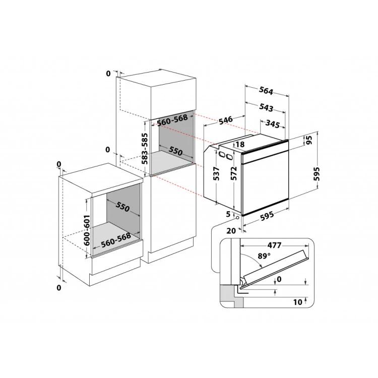 Фурна за вграждане Whirlpool AKZM 8480 NB