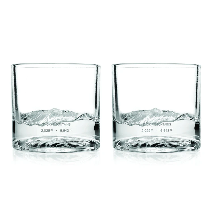 Комплект чаши за уиски LIITON Smoky Mountain 230ml 2 броя