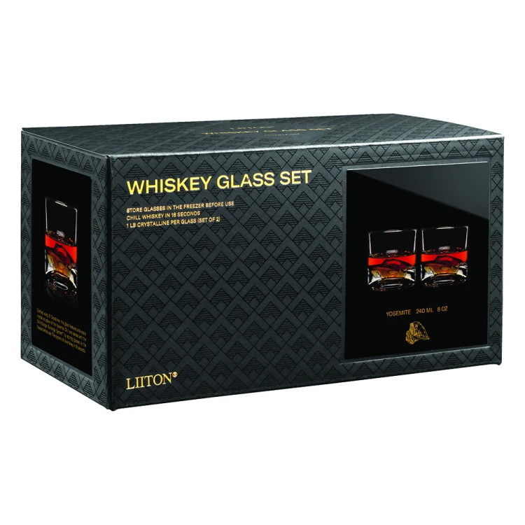 Комплект чаши за уиски LIITON Yosemite 240ml 2 броя