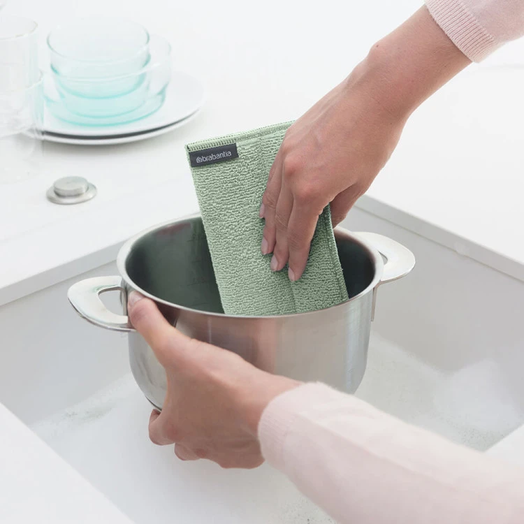 Комплект кърпи микрофибърни Brabantia SinkSide Dark Grey/Light Grey/Jade Green 3 броя