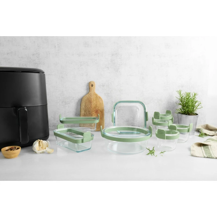 Комплект правоъгълни форми за печене във фритюрник с горещ въздух Lekue 2 броя