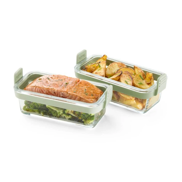 Комплект правоъгълни форми за печене във фритюрник с горещ въздух Lekue 2 броя