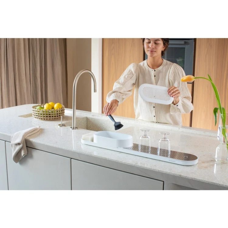 Комплект за мивка Brabantia SinkStyle Mineral Fresh White 2 части