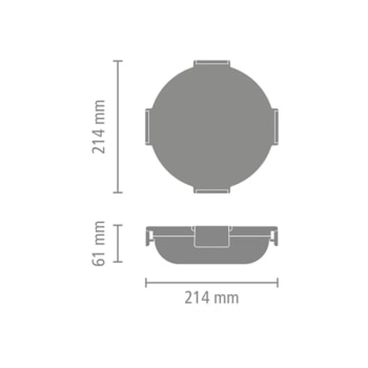 Купа за обяд Brabantia Make&Take 1L, Jade Green