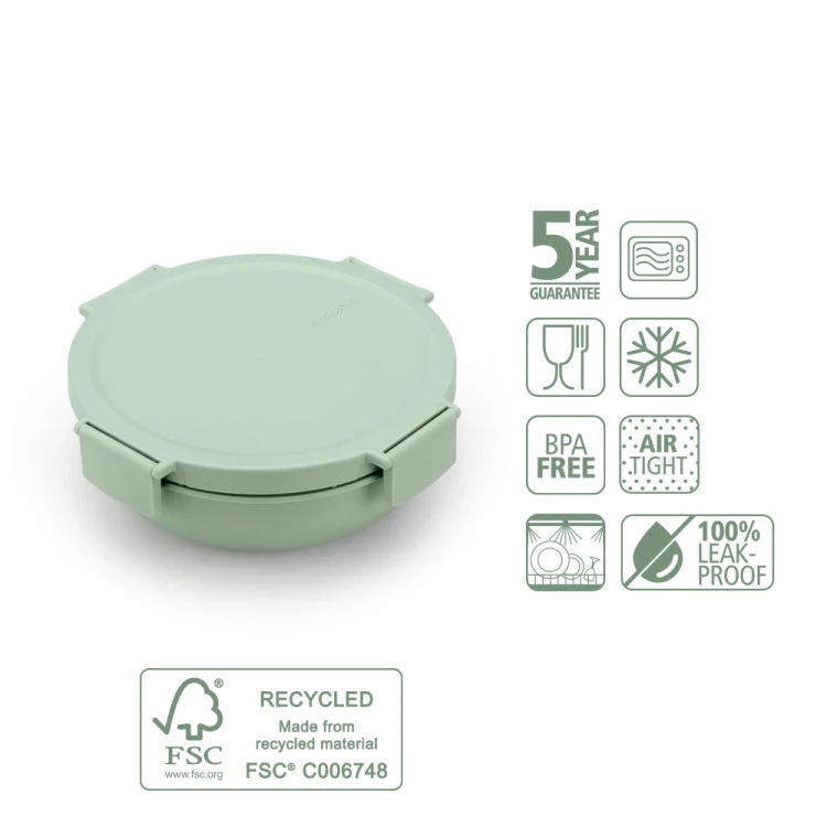 Купа за салата Brabantia Make&Take 1.3L, Jade Green