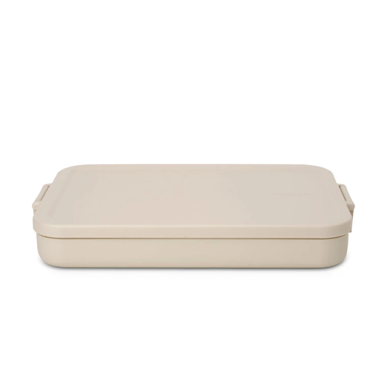 Кутия за обяд Brabantia Make&Take 1.1L, Soft Beige, плоска