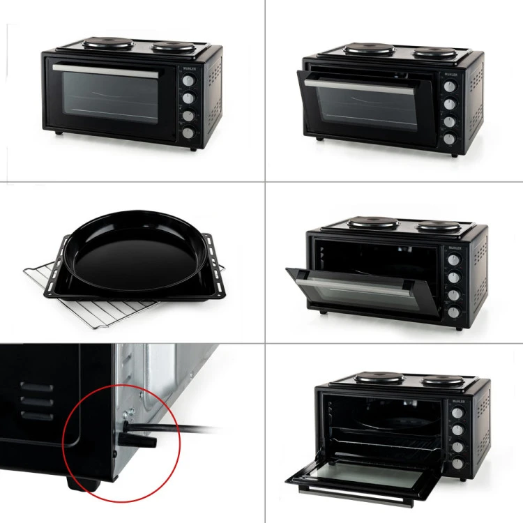 Печка готварска Muhler MC-4522, малка
