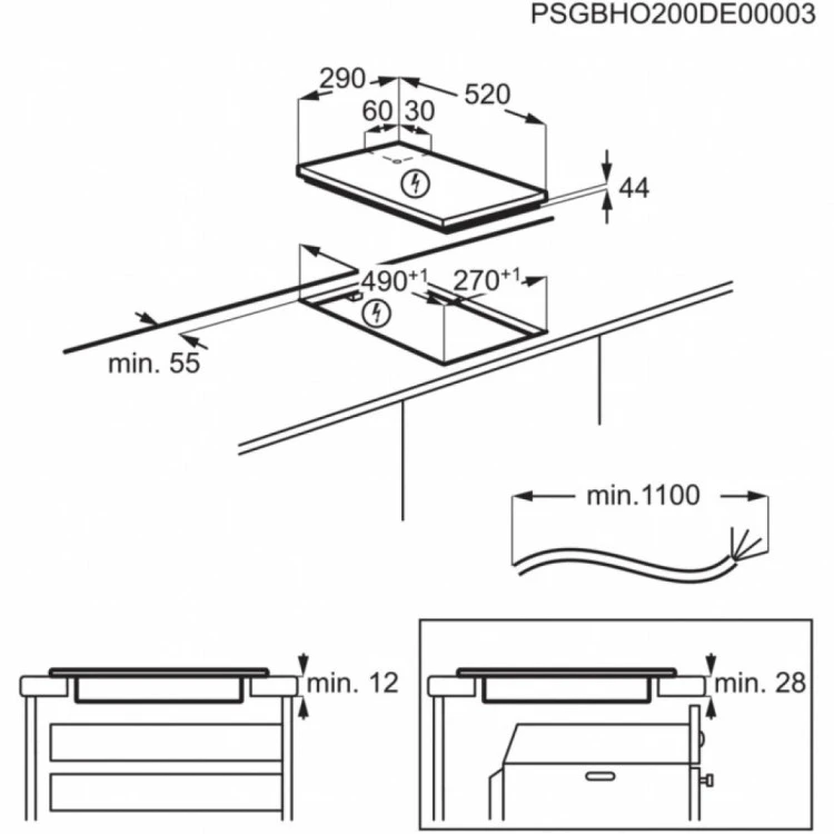 Плот за вграждане AEG IKB32300CB