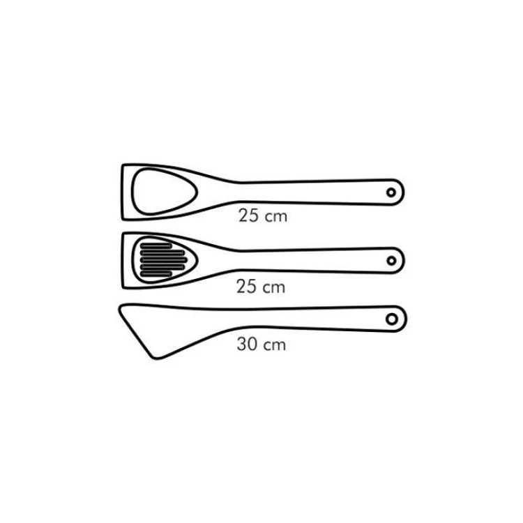 Прибори за готвене комплект Tescoma Woody 3 броя
