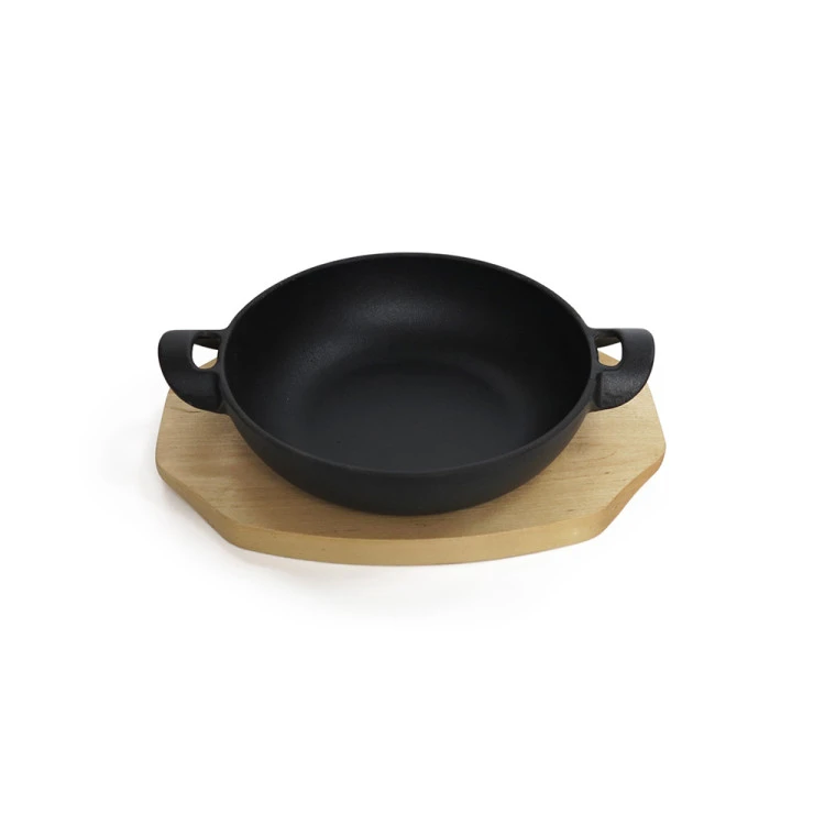 Съд за готвене и сервиране с 2 дръжки Luigi Ferrero Tika FR-2144 21.5x16.5x4.4cm, чугун