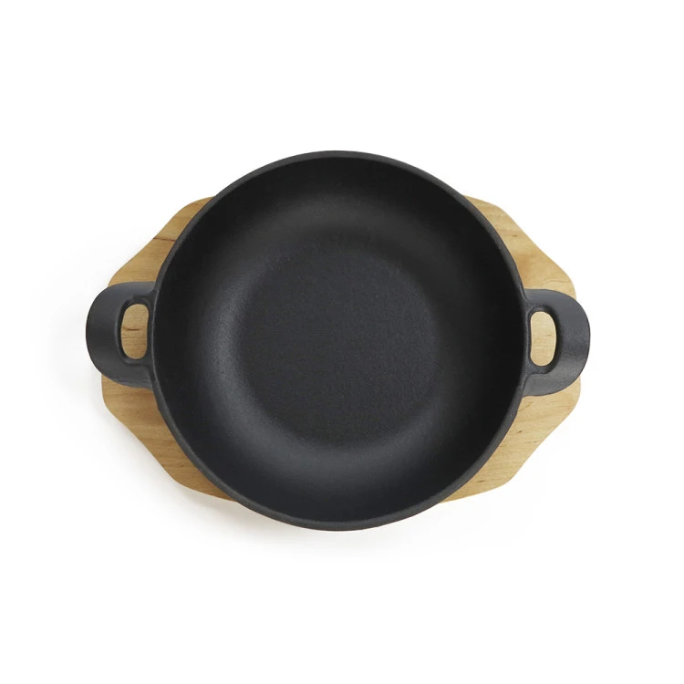 Съд за готвене и сервиране с две дръжки Luigi Ferrero Tika FR-2545 25x20x4.5cm, чугун