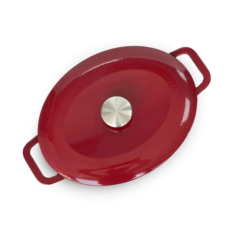 Съд за печене с капак Luigi Ferrero Opera FR-3810 38.8x24x11cm, 5.4L, eмайлиран чугун