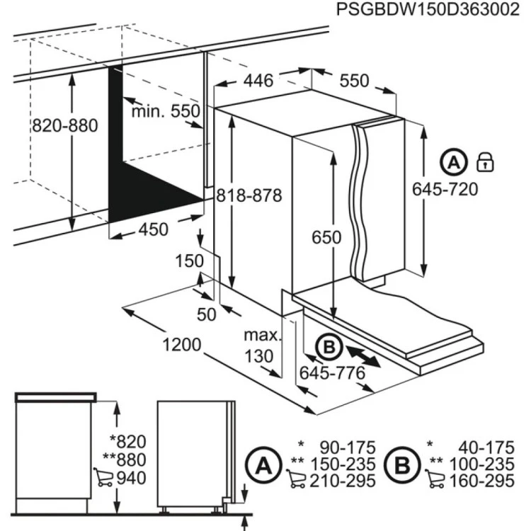 Съдомиялна машина за вграждане Electrolux EEM43200L