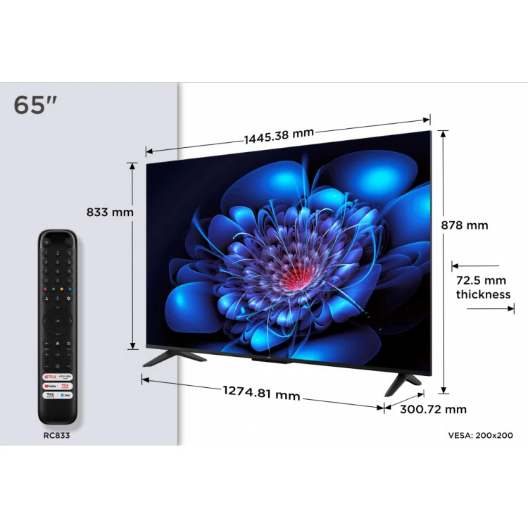 Телевизор TCL 65P69K