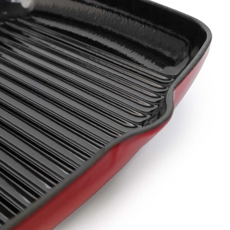 Тиган грил Luigi Ferrero Opera FR-2752 27x27cm, eмайлиран чугун