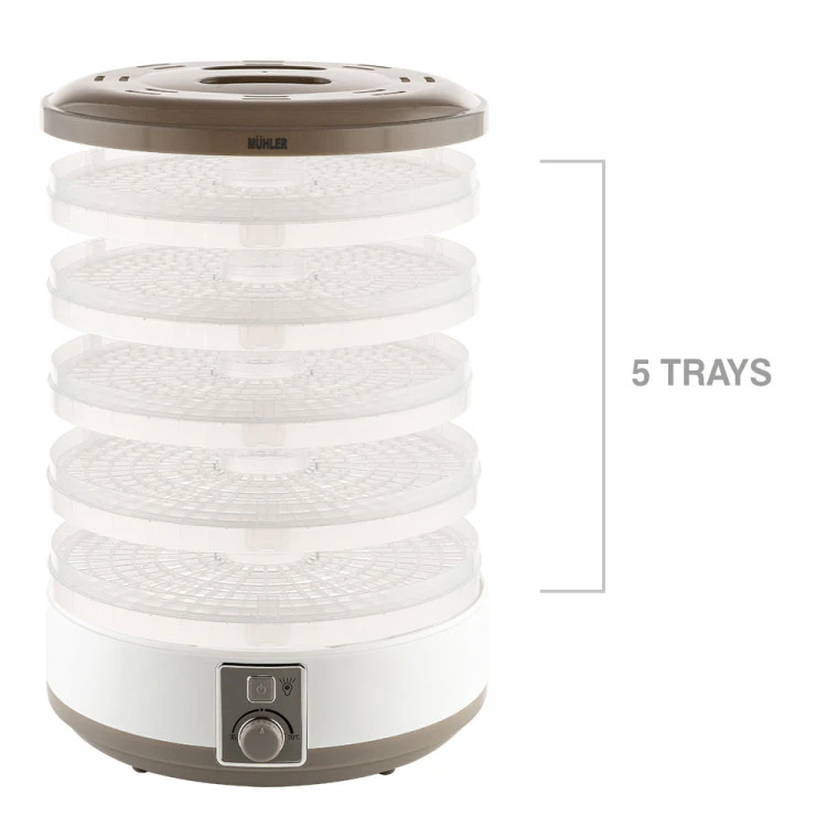 Уред за сушене на плодове MUHLER DHY-555T, 500 W,