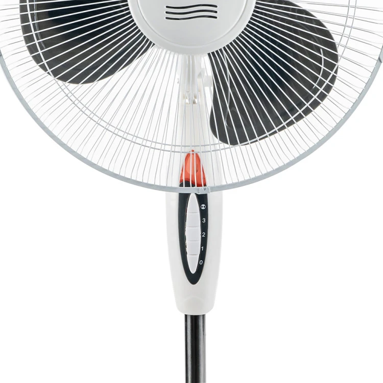 Вентилатор на стойка 16'' Perfect FM-3212, 40W, бяло-сиво