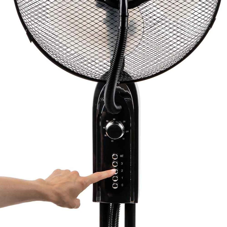 Вентилатор с водна мъгла 16" Muhler MF-1677, 75W, таймер, мехн. упр-е