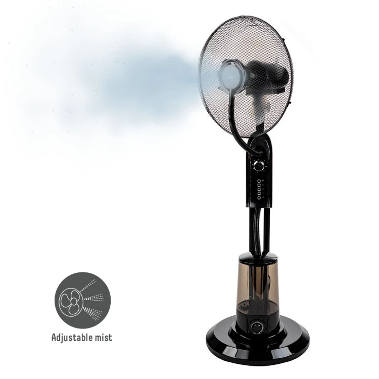 Вентилатор с водна мъгла 16" Muhler MF-1677, 75W, таймер, мехн. упр-е