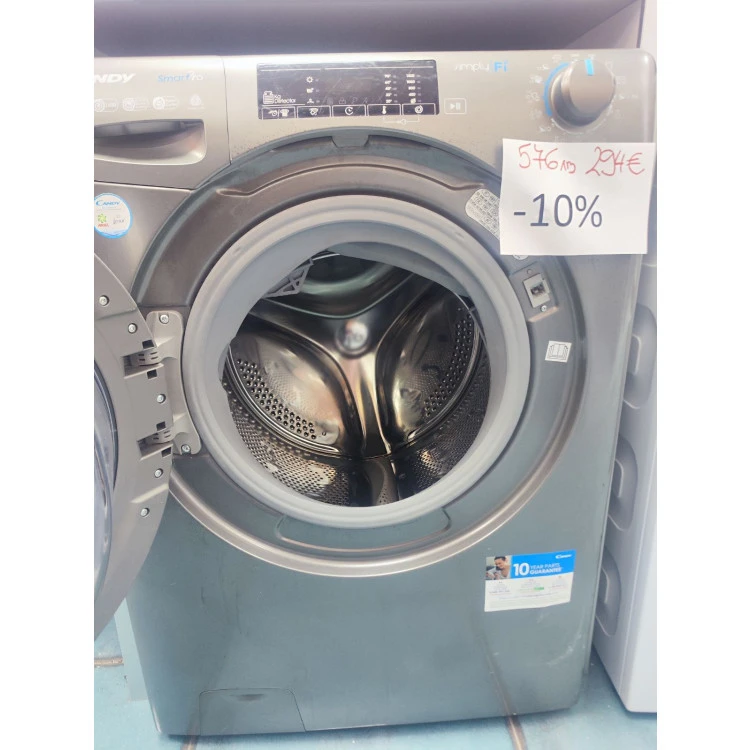 СЛИМ инокс Пералня със сушилня CANDY