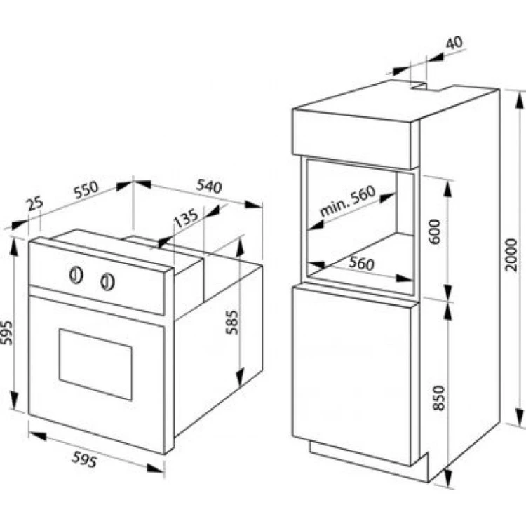 Фурна за вграждане Gorenje BOS6747A09BG0T