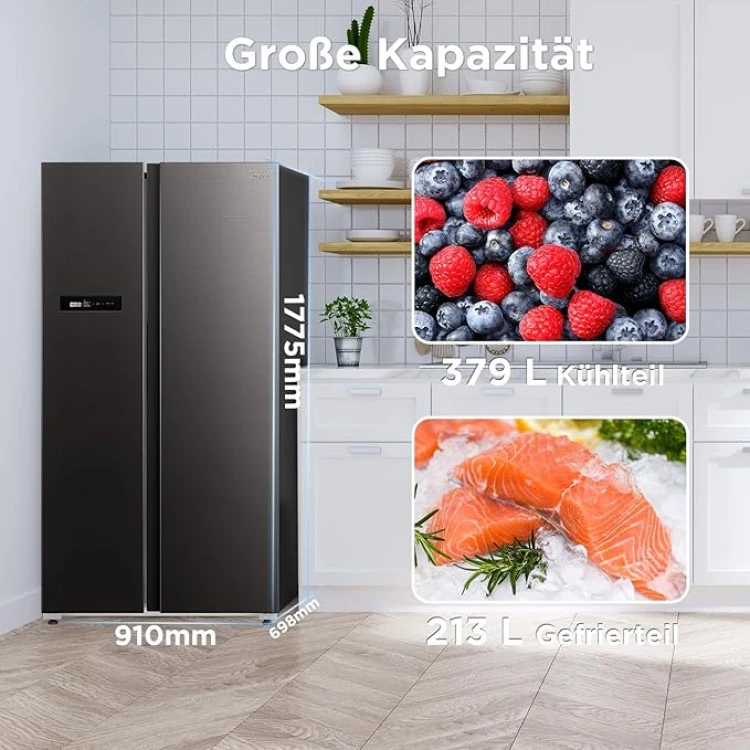 Хладилник с фризер Midea MDRS791MIC28