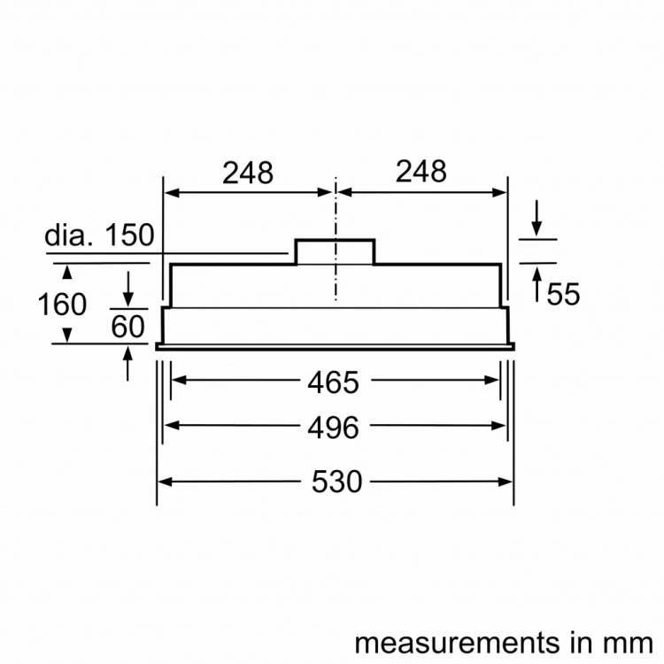 Абсорбатор Bosch DHL555BM