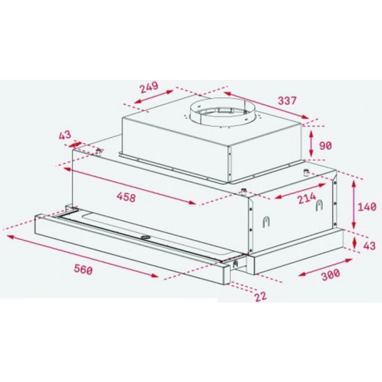 Абсорбатор TEKA CNL 6815 Plus E.396 Инокс