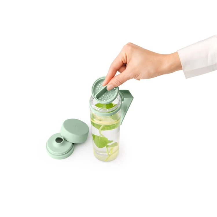 Бутилка Brabantia Make&Take 500ml Jade Green, с цедка