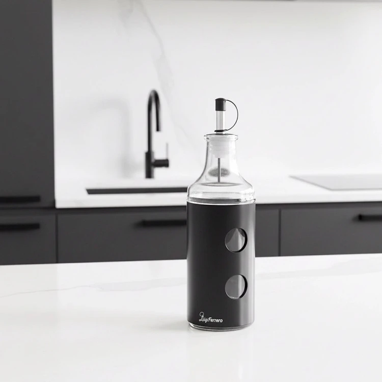 Бутилка за оцет и олио Luigi Ferrero Hanna FR-1443B 430ml, черна