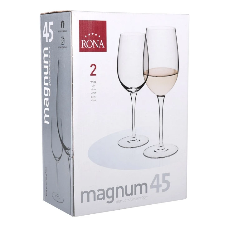 Чаша за вино Rona Magnum 7604 450ml, 2 броя