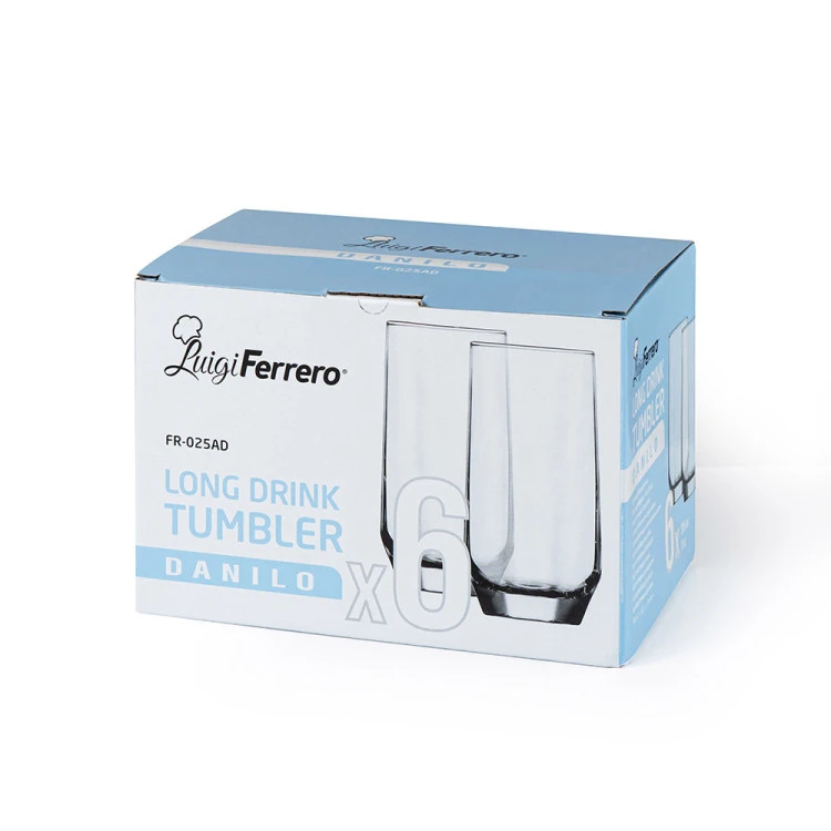 Чаша за вода Luigi Ferrero Danilo FR-025AD 385ml, 6 броя
