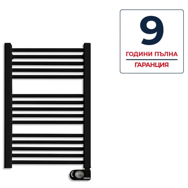 Електрическа лира за баня Tedan Noor 500W Black