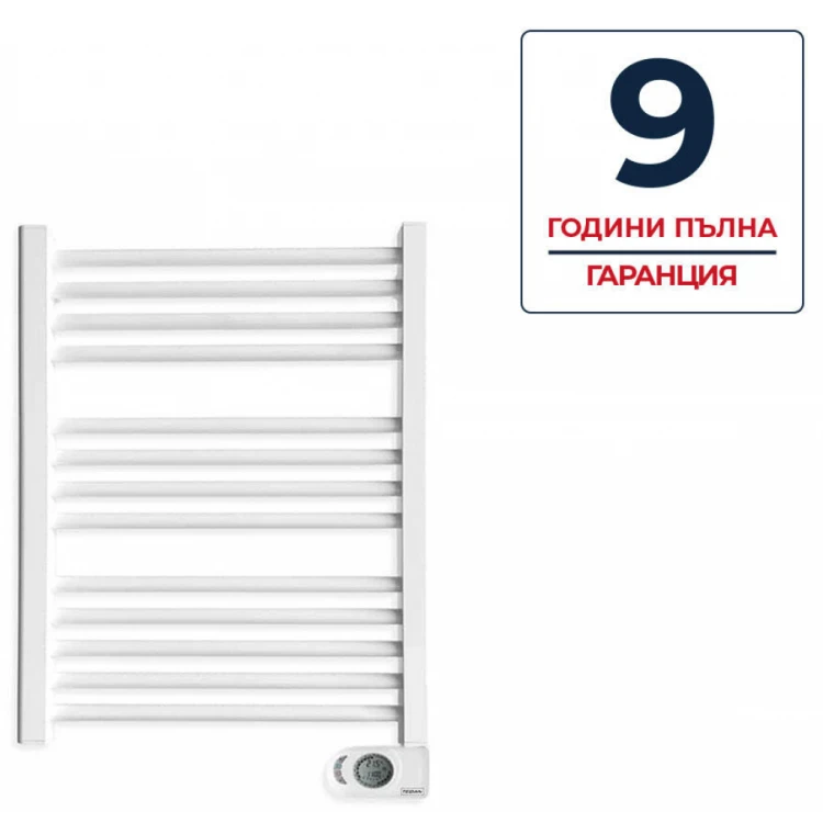 Електрическа лира за баня Tedan Noor 500W White