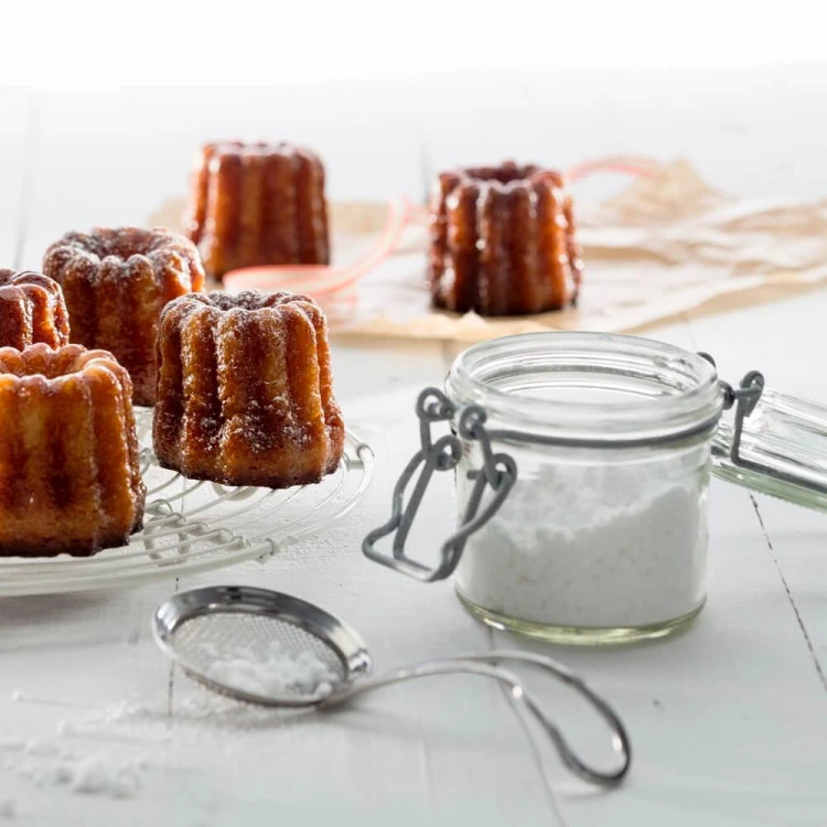 Форма за печене Lekue 30x17.5xH2.8cm, силиконова, за френски канеле