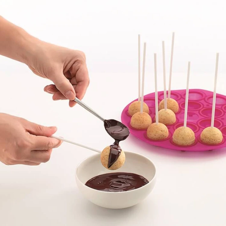 Форма за печене Lekue Ø25xH4.3cm, силиконова, за кейк попс