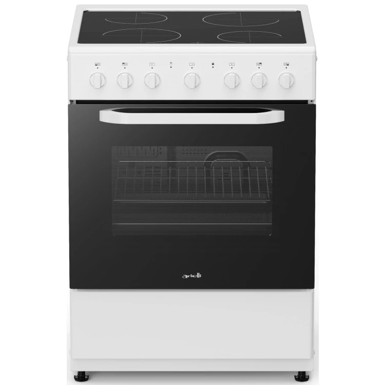 Готварска печка с керамичен плот ARIELLI C-6590CER-W