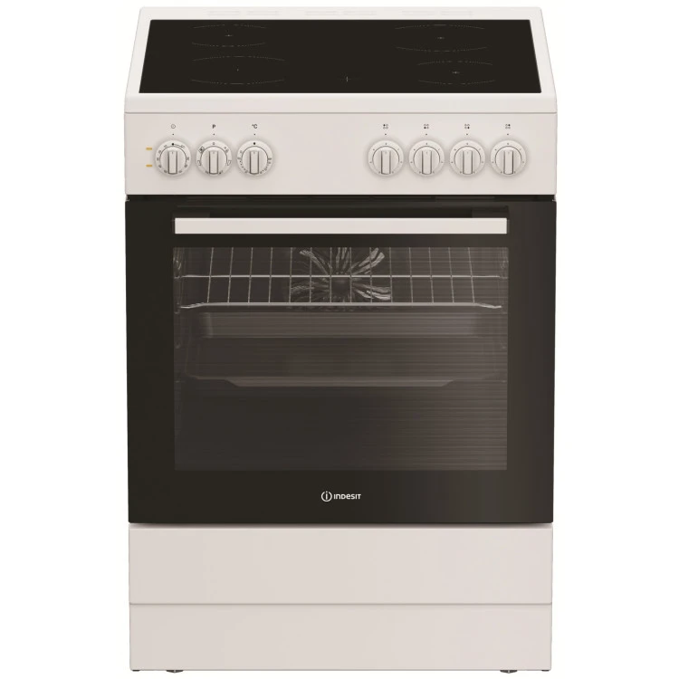 Готварска печка с керамичен плот Indesit I6V5PMW