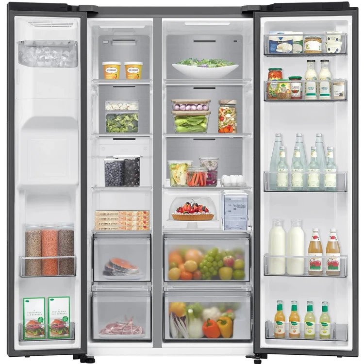 Хладилник с фризер Samsung RS70F65KEFEO