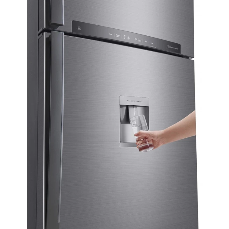 Хладилник с горна камера LG GTF744PZPED