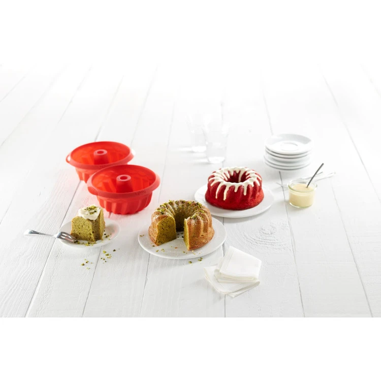 Комплект форми за печене Lekue 2 броя, силиконови, за сладкиши