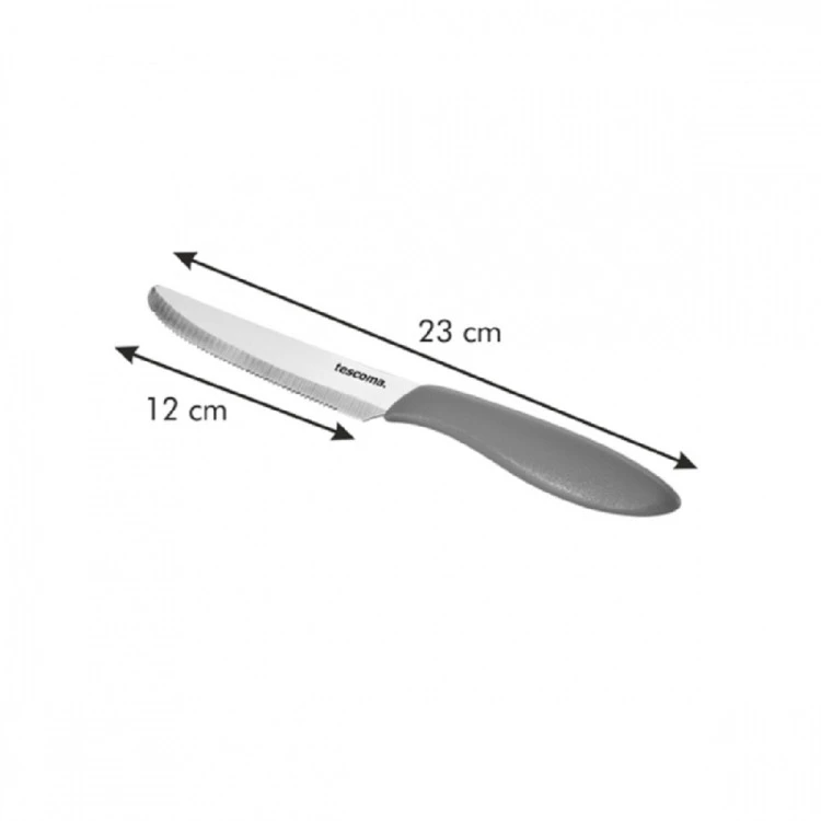 Комплект приборни ножове Tescoma Presto 12cm, 6 броя, кафяв