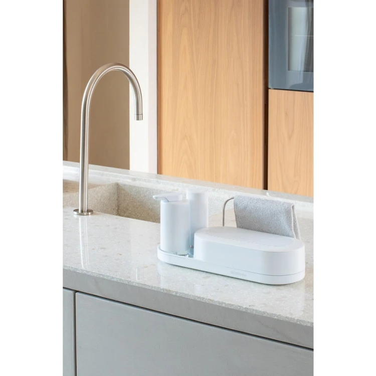 Комплект за мивка Brabantia SinkStyle Mineral Fresh White 3 части